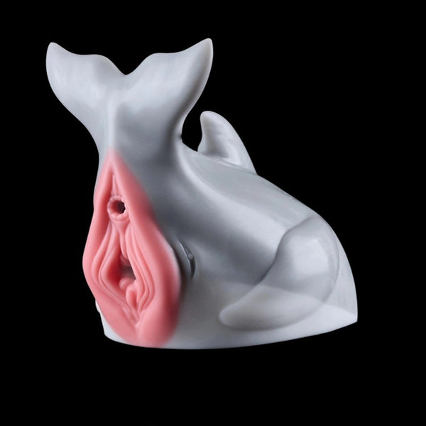 Dolphin Fleshlight: Oceanic Fantasy Masturbator – Dual-Entrance Silicone Stroker