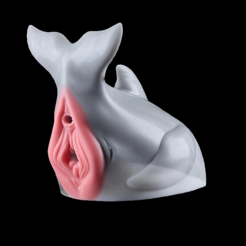Image of Dolphin Fleshlight: Oceanic Fantasy Masturbator – Dual-Entrance Silicone Stroker