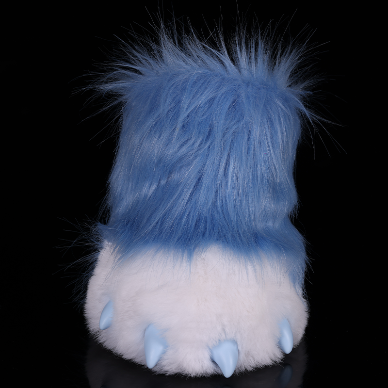 Blue Sakura Moon Kitsune and its plush clothing