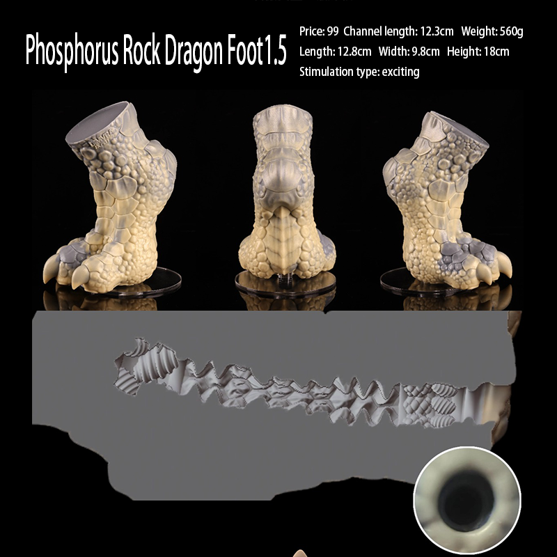 Check the size of Phosphorus Rock Dragon Foot