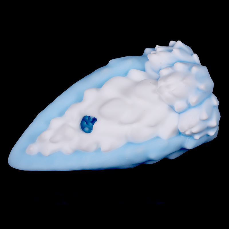 Cute blue cherry blossom moon fox ears
