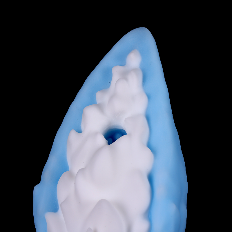 Detailed image of Blue Cherry Blossom Moon Fox Ears