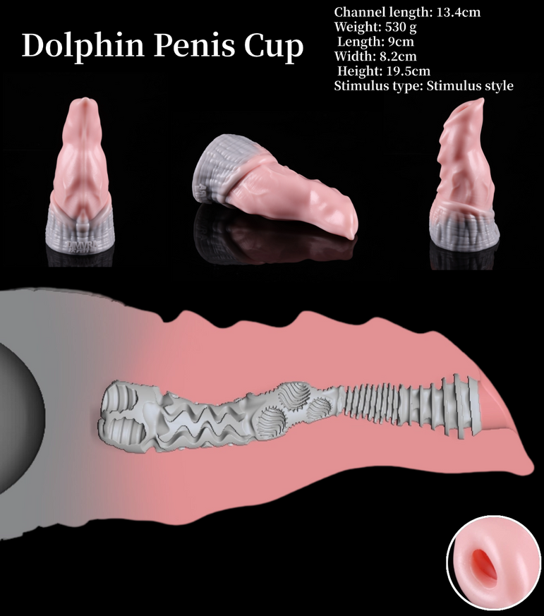Dolphin Penis Cup Size