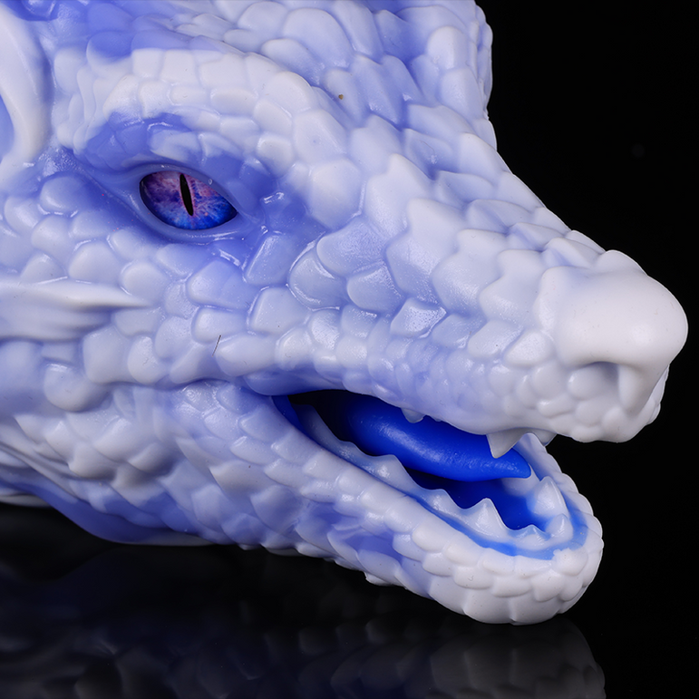 Frostveil — Textured Scales and Amethyst Details