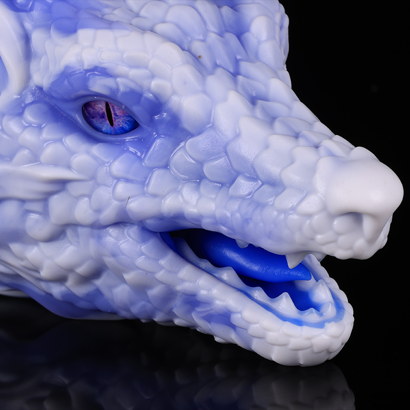 Frostveil — Textured Scales and Amethyst Details