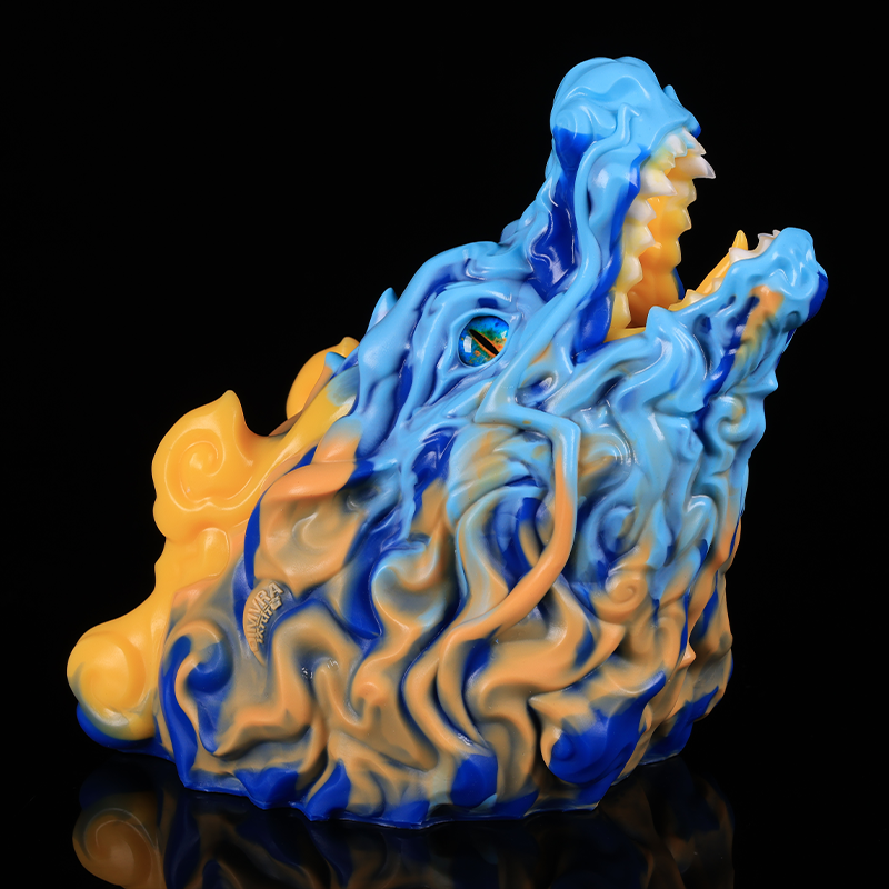 Ghost Flame — Blue Flame Dragon's Head: Alternate Front View