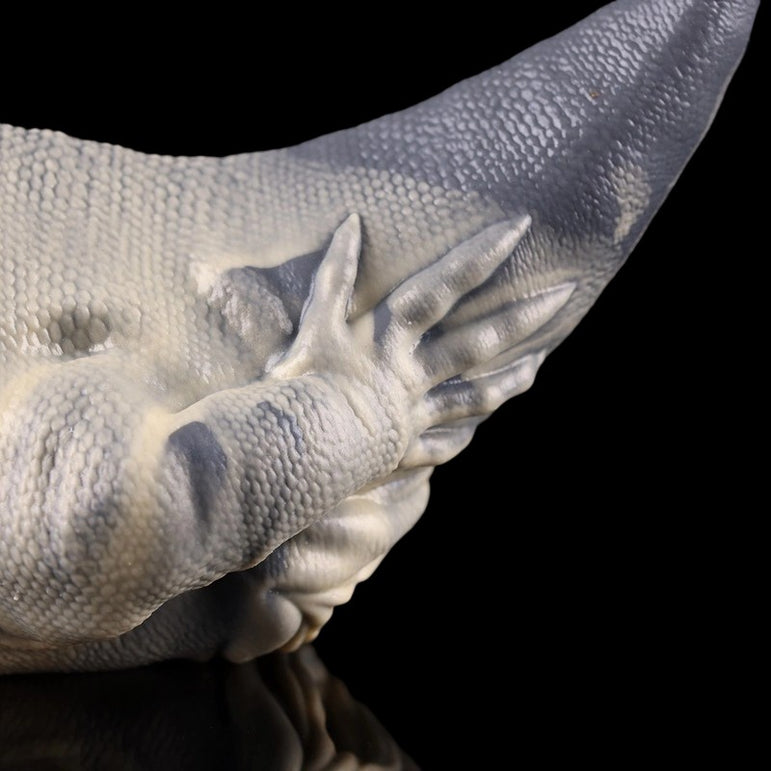 Gorath Saurian Fiend collectible - full product view with stable display base layout