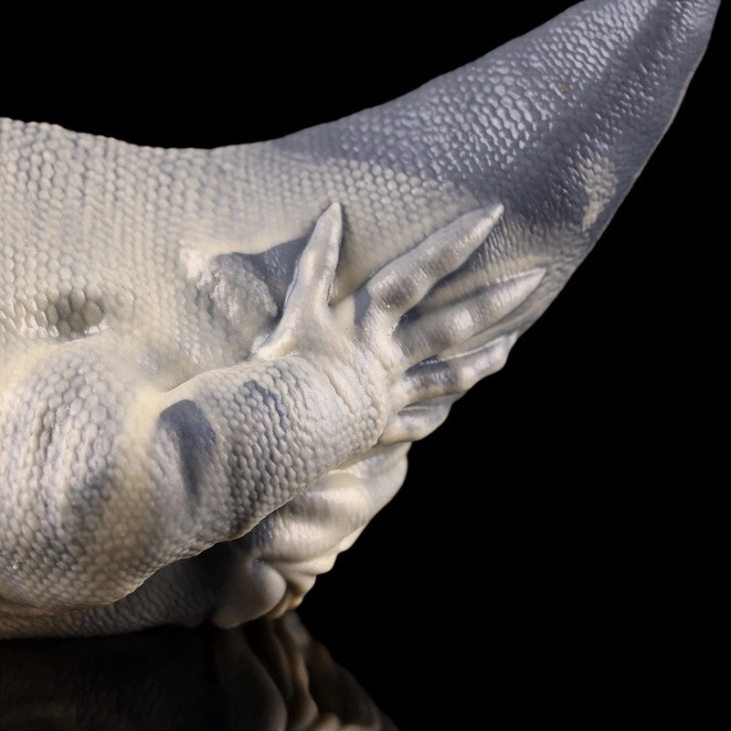 Gorath Saurian Fiend collectible - full product view with stable display base layout