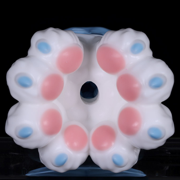 I really want to kiss the pink paw pads of the moon fox.
