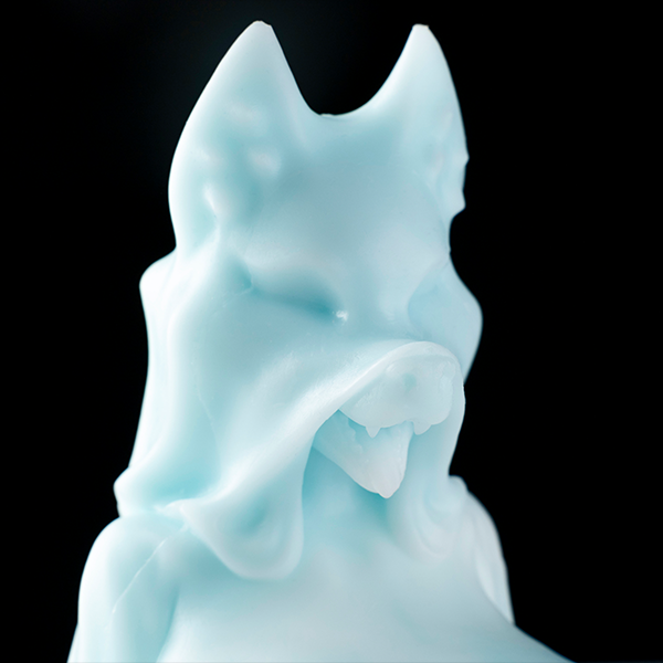Ice Blue Ghost facial details