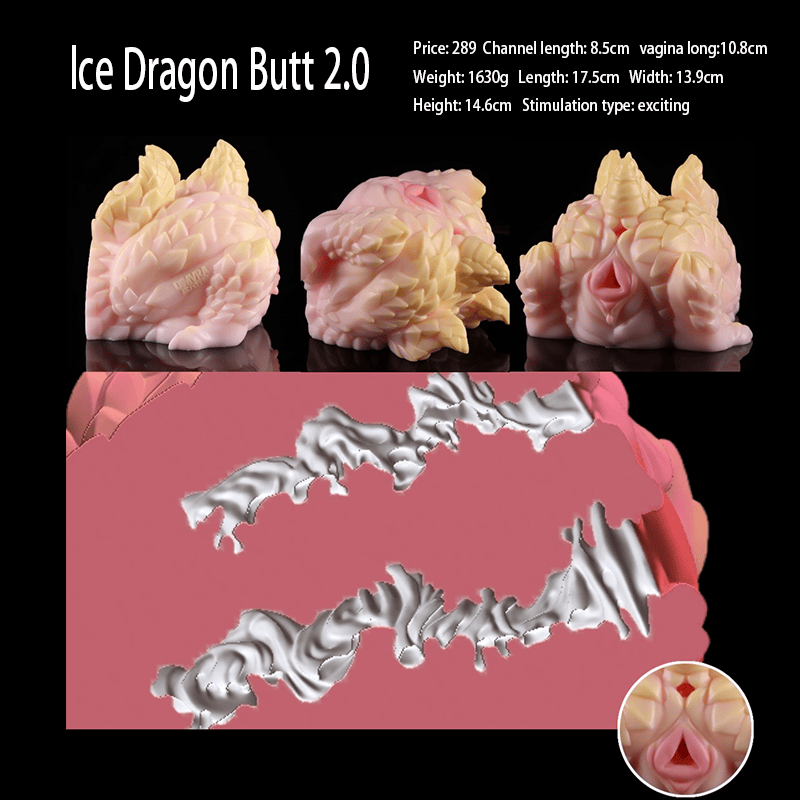 Ice Dragon Butt Size Display