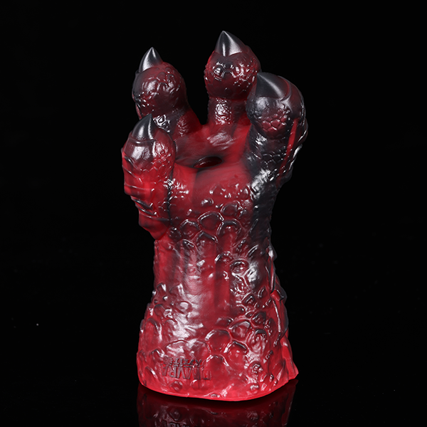 Ignar’s Magma Claw red-black dragon claw Stroker with molten scales and black claw tips