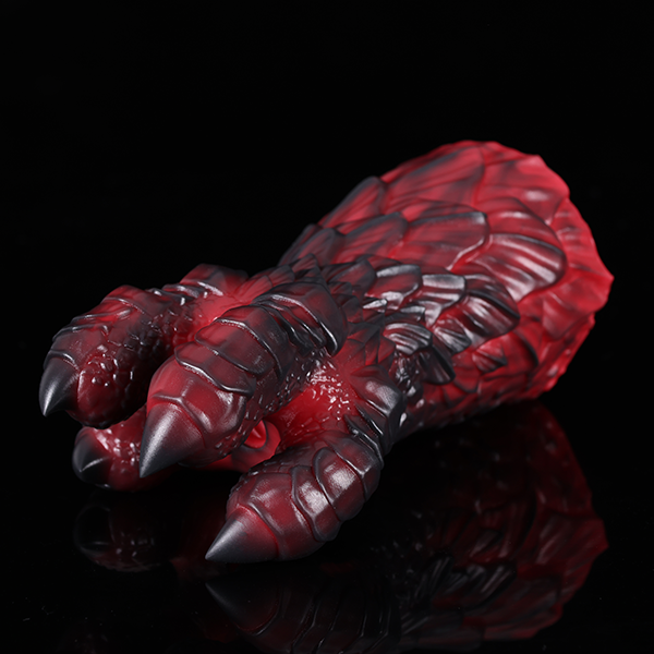 Ignar’s Magma Claw red black fantasy dragon claw stroker by Dimvra