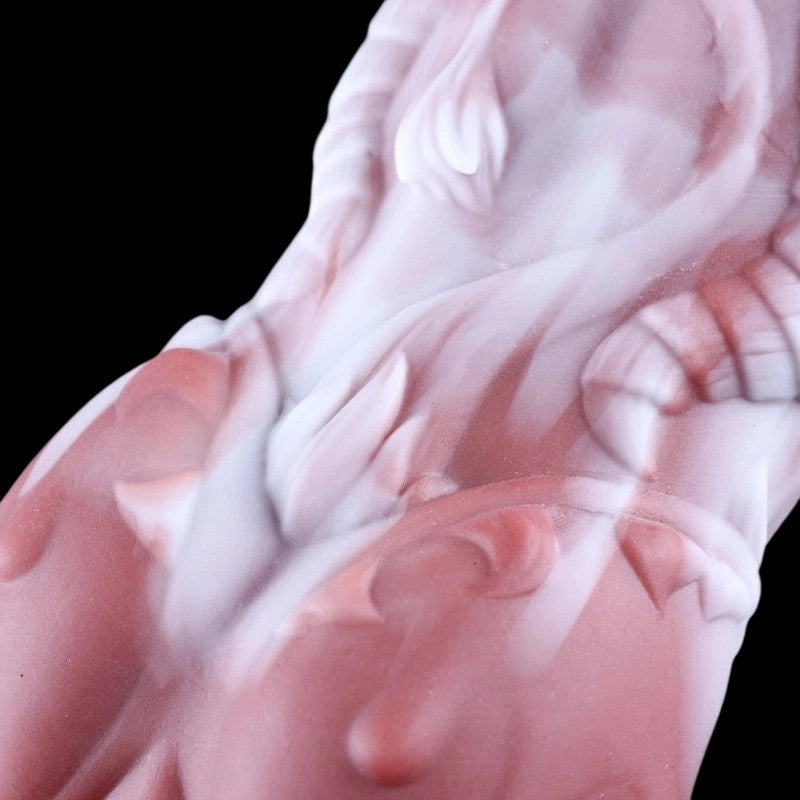 MooMelt Minotauris structured sculpture - side view profile displaying fluid gradient transition