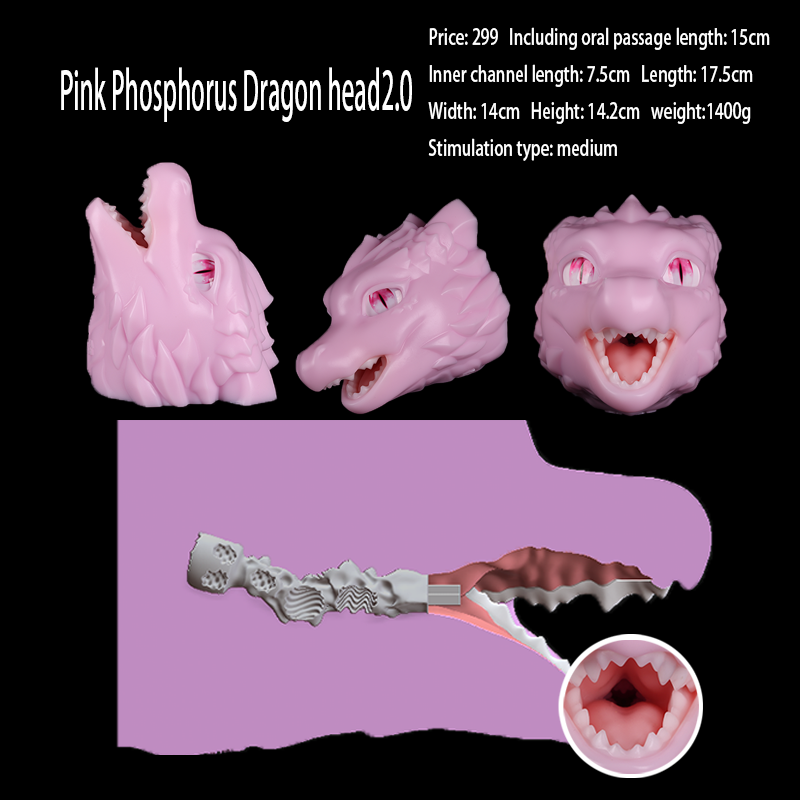 Pink Phosphorosaurus Head Size