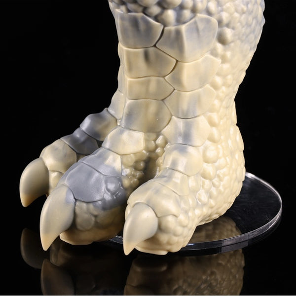 Dragon Foot Masturbator: Scaled Rock Dragon Claw - Mystic Flame