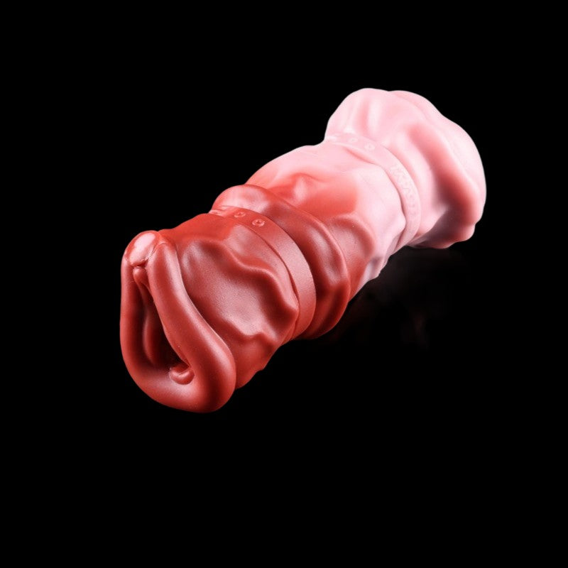 Crimson Stallion Dildo – Equine Fantasy Masturbator for Men