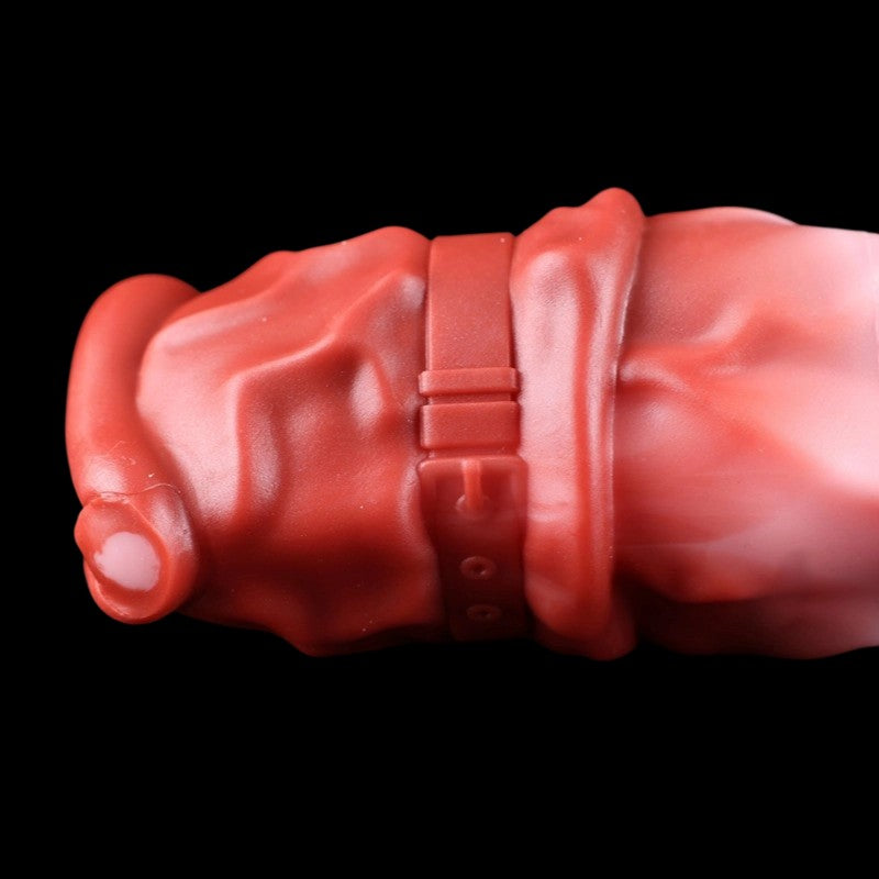 Image of Crimson Stallion Dildo – Equine Fantasy Masturbator for Men