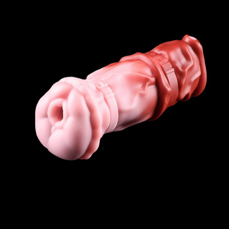 Crimson Stallion equine fantasy masturbator - premium silicone side view