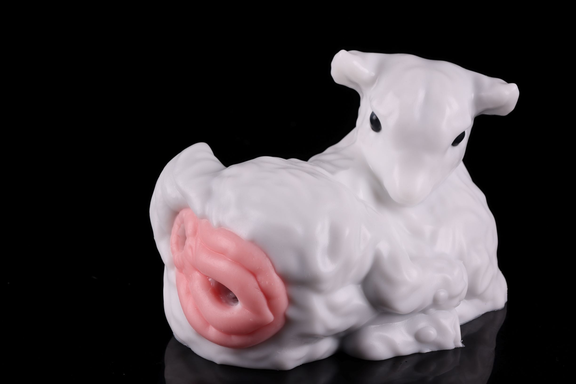 Image of Pastoral Whisper - Fluffy Snow Lamb