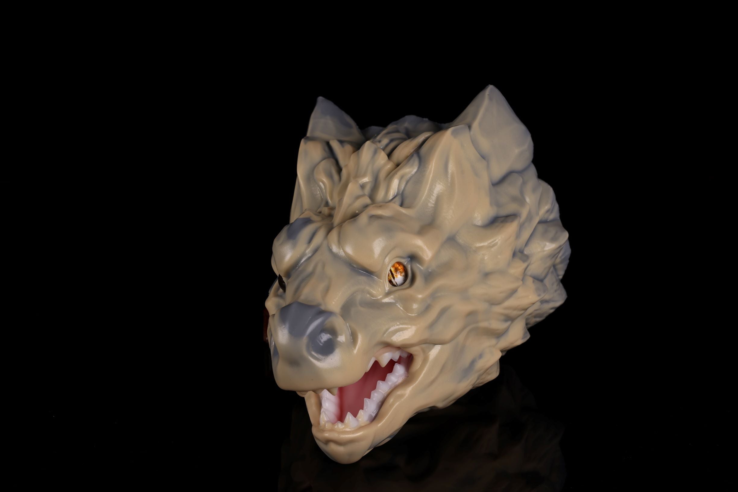 Image of Phosphorus Rock Dragon Head Detailed Horns Scales - Factory Direct