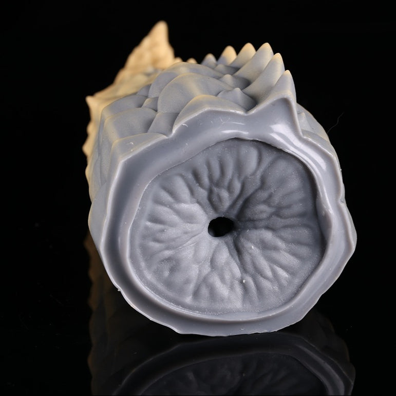 Phosphorus Rock Dragon Tail Side View Realistic Sculpt